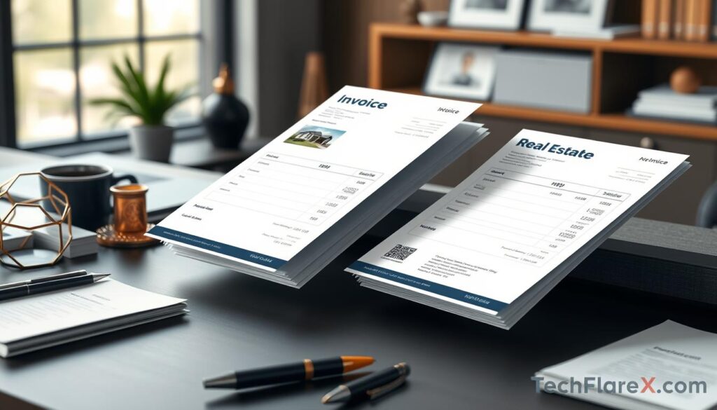 Professional real estate invoices with FreshBooks